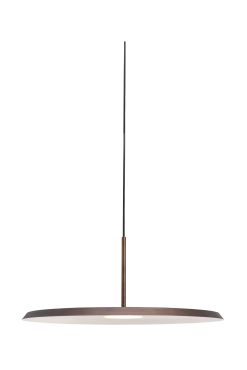 Artdelight Osorne - lampe suspendue - Ø 35 x 143,5 cm - 7W LED inclus - cuivre