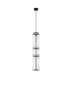 Nova Luce Anapnoe - lampe suspendue - Ø 21,5 x 340 cm - 37W dimmable LED inclus - noir mat