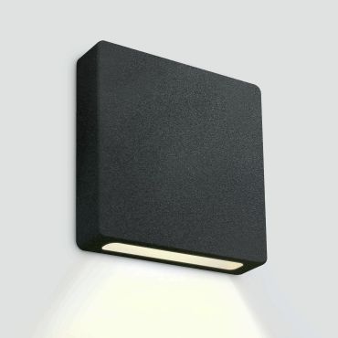 ONE Light Dark Light Step Series - applique encastrée - 5 x 4 x 5 cm - 2W dimmable LED inclus - IP65 - noir