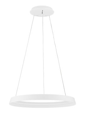Nova Luce Ormi - lampe suspendue - Ø 60 x 150 cm - 52W dimmable LED inclus - blanc sablé