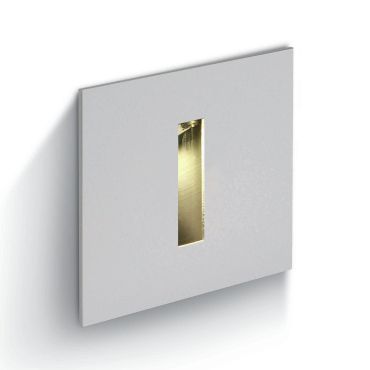 ONE Light Indoor/Outdoor Decorative Wall Recessed - applique murale encastrée - 5,6 x 5,4 x 5,6 cm - 3W LED dimmable inclus - IP54 - blanc