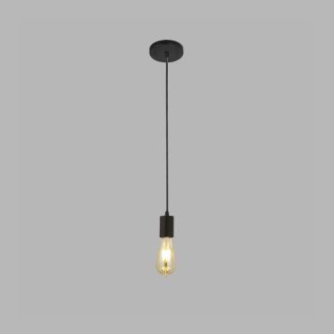 Searchlight Squiggle - lampe suspendue - 150 cm - noir mat