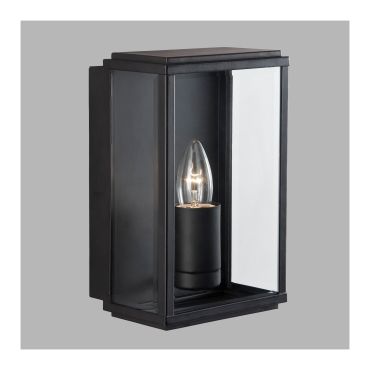 Searchlight Box - applique d'extérieur - 16 x 16 x 25 cm - IP44 - noir