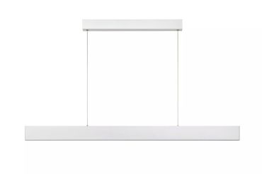 Lucide Raya LED - lampe suspendue - 119 x 4 x 138 cm - 36W LED dimmable inclus - 2700K - blanc