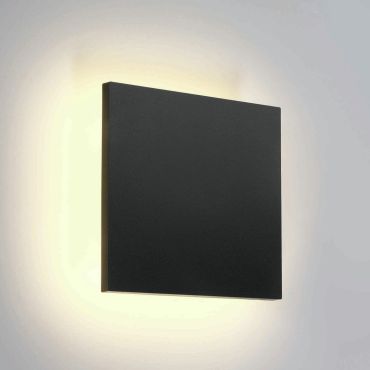 ONE Light Backlight Range - plafonnier/mur extérieur - 15 x 6 x 15 cm - 7W LED inclus - IP54 - anthracite