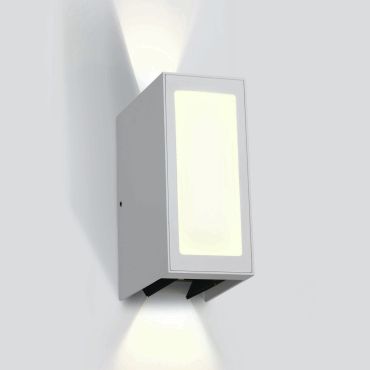 ONE Light Wall Adjustable Beams - applique murale extérieure - 8 x 13,5 x 17 cm - 9W LED inclus - IP54 - blanc