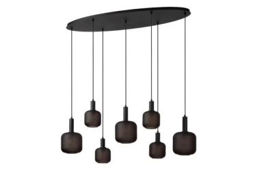 Lucide Eloise - lampe suspendue - 135 x 40 x 150 cm- noir
