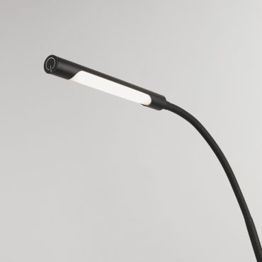 Searchlight Gooseneck - Liseuse rechargeable - Ø 23 x 162 cm - 3W dimmable LED inclus - noir
