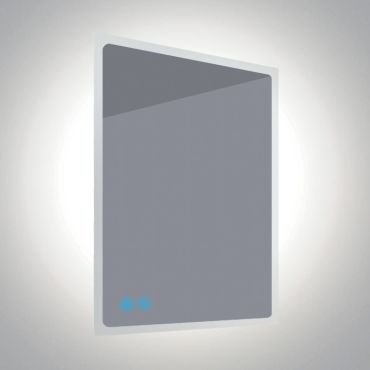 ONE Light Defog Mirrors - miroir avec éclairage - 60 x 2,5 x 80 cm - 20W dimmable LED inclus - IP44 - aluminium