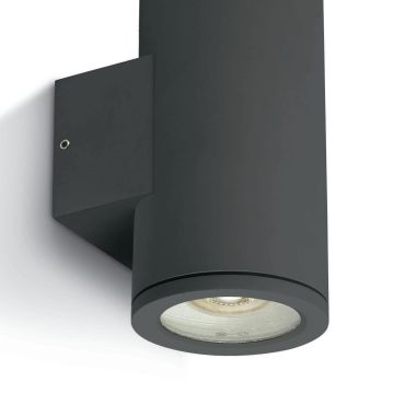 ONE Light GU10 Outdoor - applique murale extérieure - 8 x 17,3 cm - IP54 - anthracite