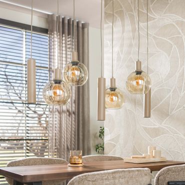 Vico Sfera - lampe suspendue - 100 x 20 x 150 cm - beige