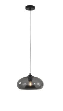 Artdelight Paradise - lampe suspendue - Ø 28 x 172 cm - fumé