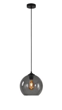 Artdelight Marino - lampe suspendue - Ø 25 x 176 cm - fumé