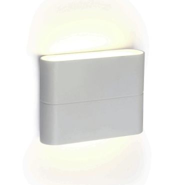 ONE Light Outdoor Slim Range - applique murale extérieure - 11,5 x 9 x 2,8 cm - 2 x 3W LED inclus - IP54 - blanc