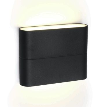 ONE Light Outdoor Slim Range - applique murale extérieure - 11,5 x 9 x 2,8 cm - 2 x 3W LED inclus - IP54 - anthracite