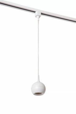 Lucide Track Favori Lampe suspendue - Ø 9 x 145 cm - Système de rail monophasé - blanc