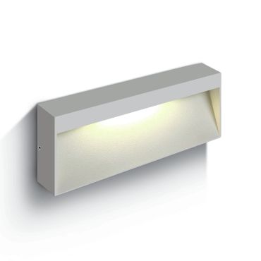 ONE Light Square Indoor/Outdoor Wall Dark Lights - applique murale extérieure - 20 x 80 x 3,2 cm - 6W LED inclus - IP54 - blanc
