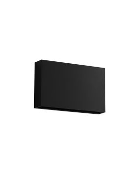 Nova Luce Yoko - applique murale extérieure - 20 x 12,5 x 3,9 cm - 7W LED inclus - IP65 - noir sablé