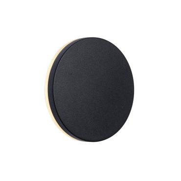 Nordlux Artego - applique murale extérieure - Ø 15 x 5 cm - 8W LED inclus - IP54 - noir