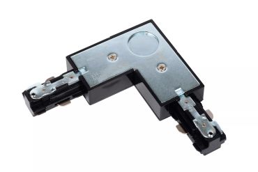 Lucide Track L-joint gauche - Système de rail monophasé - 230V - noir