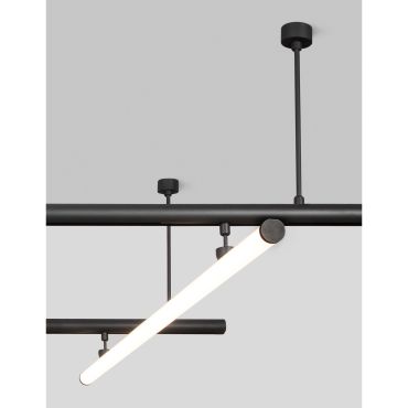 Nova Luce Tint - tube connecteur - Ø 6 x 37,3 cm - noir sable