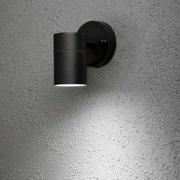 Konstsmide Modena Down – applique murale extérieure – 9,5 x 11,5 x 13,5 cm – IP44 – noir