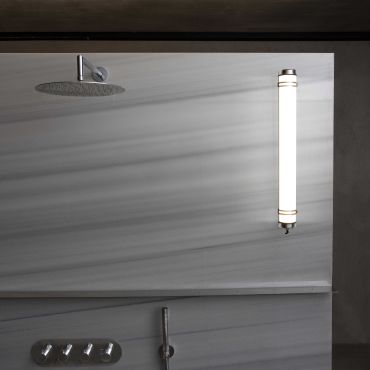 Faro Scuba - applique murale - 7 x 7,5 x 60 cm - 20W LED inclus - IP66 - chrome