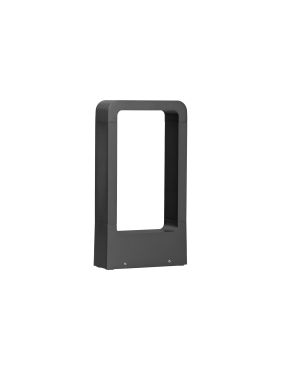 Nova Luce Minimal - lampe de jardin - 16,3 x 30 x 5,7 cm - 7W LED inclus - IP65 - noir sablé