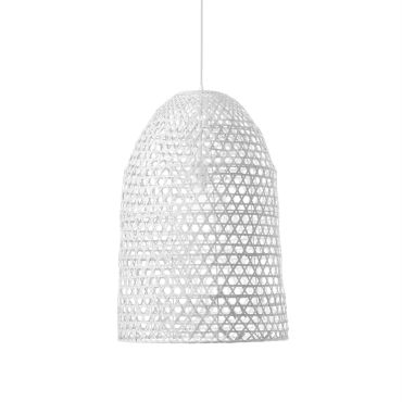 Nova Luce Aurora - lampe suspendue - Ø 40,5 x 250 cm - blanc
