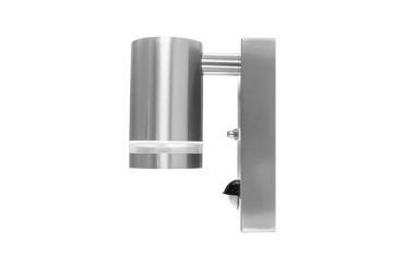 Integral LED Malaga – applique murale extérieure avec détecteur de mouvement – 6,8 x 11,6 x 14,9 cm – IP54 – acier inoxydable