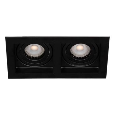 Projectlight Bloq 2L - spot encastrable - 180 x 100 mm, 171 x 92 mm encastrable - noir
