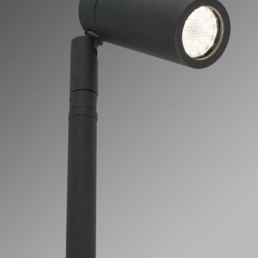 Faro Seth 60 - spot de sol sur piquet avec prise - Ø 4 x 8,5 x 60 cm - 6W LED inclus - IP44 - noir