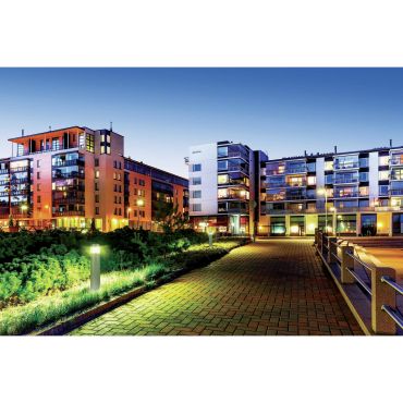 ONE Light LED Bollards Range - lampe de jardin - Ø 12 x 85 cm - 15W LED inclus - IP54 - anthracite