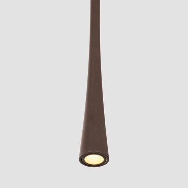 Faro Diana 800 - lampe suspendue - Ø 3,2 x 80 cm - 6W LED inclus - marron foncé