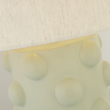 Searchlight Crazy - lampe à poser - Ø 38 x 54 - vert et gris