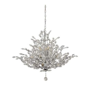 Searchlight Bouquet - lampe suspendue - Ø 84 x 158 cm - chrome