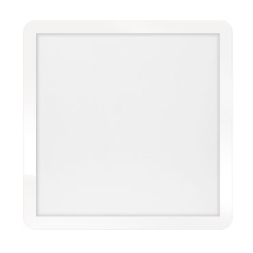 ETH Anne Square - plafonnier - 40 x 2,7 x 40 cm - 3 niveaux de gradation - 24W LED inclus - IP44 - blanc
