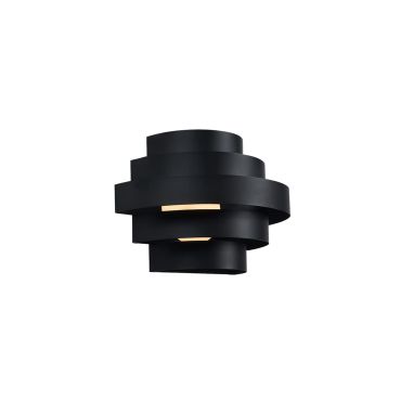 VK Lighting Aleria - applique murale - Ø 37 x 26 cm - 3 niveaux dimmables - 11W LED inclus - noir