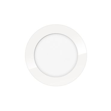 ETH Anne Round - plafonnier - Ø 17 x 2,7 cm - 3 niveaux de gradation - 10W LED inclus - IP44 - blanc