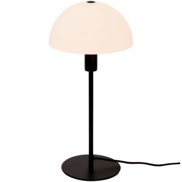 Nordlux Ellen 20 - lampe à poser - Ø 20 x 40 cm - noir et opale