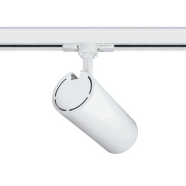 ONE Light COB Cylinder - spot sur rail avec COB LED - système de rail triphasé - Ø 9 x 20 cm - 30W LED inclus - blanc - couleur de lumière blanche