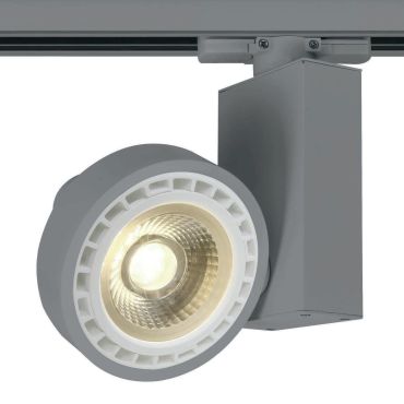 ONE Light GU10 R111 - spot sur rail - système de rail triphasé - 16,2 x 18,2 cm - gris