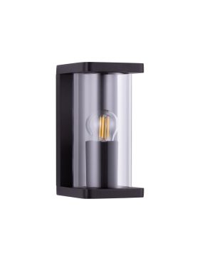 Nova Luce Adoray - applique murale extérieure - 10 x 19,7 x 14,2 cm - IP65 - anthracite foncé