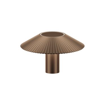 VK Lighting Amelie - lampe de jardin - Ø 25 x 15 cm - 15W LED inclus - IP65 - marron