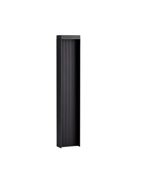 Nova Luce Alley - lampe de jardin - 14 x 75 x 8 cm - 8W LED inclus - IP65 - anthracite foncé