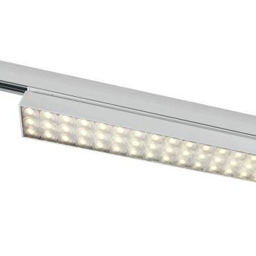 ONE Light High Power Linear - rail lumineux - système de rail triphasé - 115 x 4 x 6,4 cm - 60W LED inclus - blanc - couleur de lumière blanche