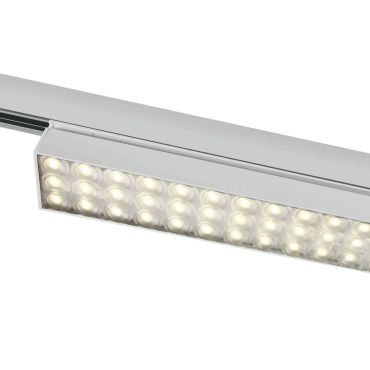 ONE Light High Power Linear - rail lumineux - système de rail triphasé - 58 x 4 x 6,4 cm - 30W LED inclus - blanc - couleur de lumière blanc chaud