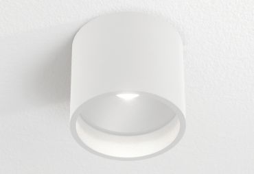 MODÈLE D’EXPOSITION - Artdelight Ormond - plafonnier - Ø 11 x 10 cm - 7W dimmable LED inclus - IP54 - blanc