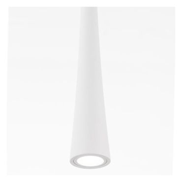 Nova Luce Goccio - lampe suspendue - Ø 3 x 160 cm - 7W LED inclus - blanc