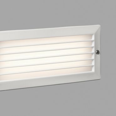 Faro Stripe II - applique encastrée - 23,3 x 7,7 x 10 cm - 5W LED inclus - IP54 - blanc mat